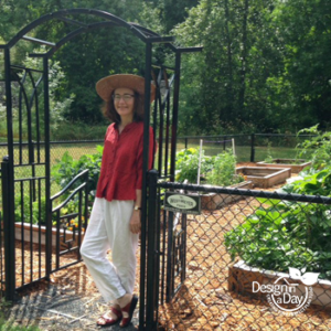 Portland landscape designer in edibles garden