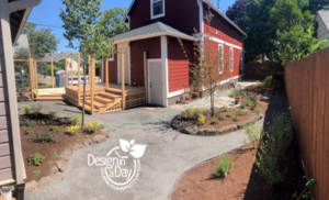 After landscape design brings life to narrow side yard After landscape design brings life to narrow side yard