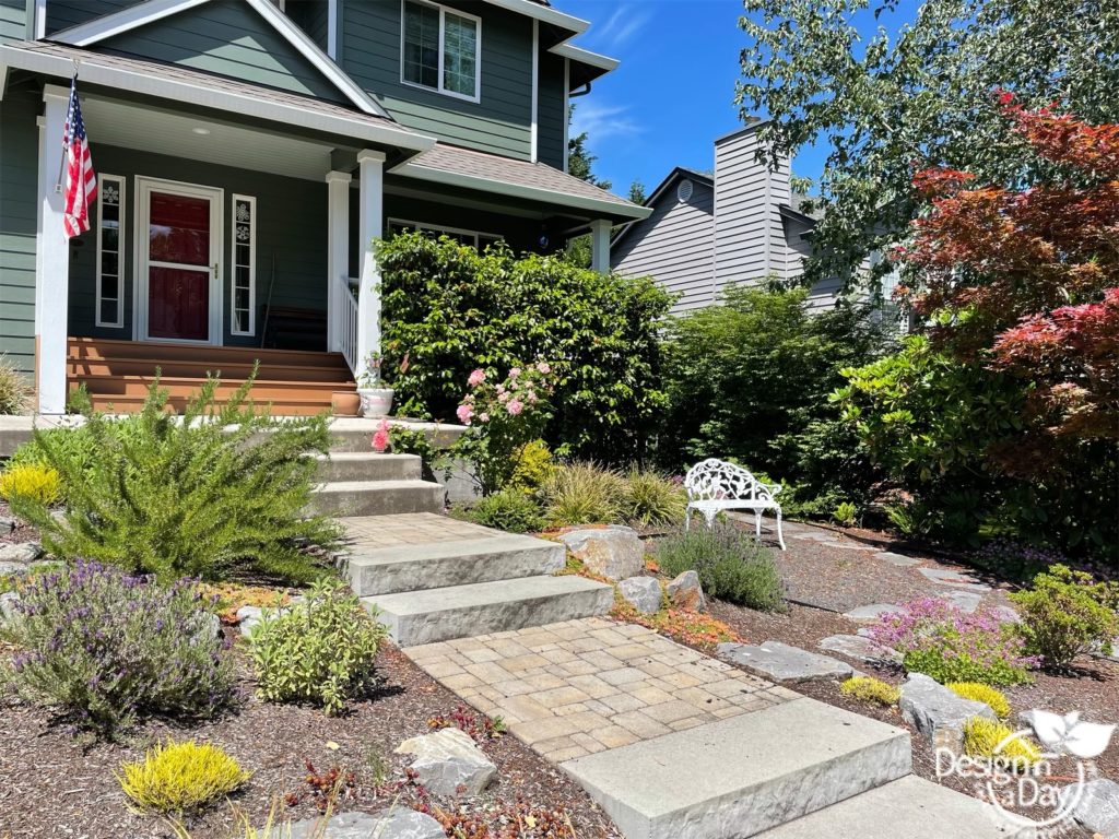 Low Maintenance Vancouver Front Yard Landscape