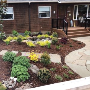 St Johns Front Yard With Rain Garden, How Do I Landscape My Front Yard For Low Maintenance