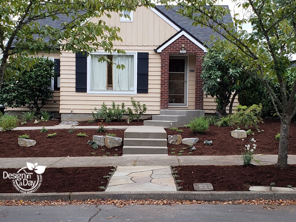 Hardscape Landscaping Design creates attractive easy access in Beaumont neighborhood