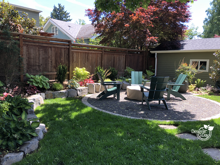 This NE Portland backyard was updated for retiring baby boomers