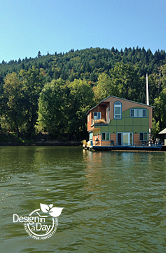 Portland Landscape Designers floating home